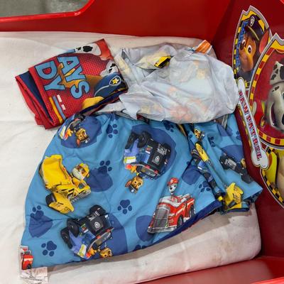 Paw Patrol Bed with Bedding OMG!!!
