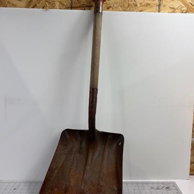 Antique Scoop Shovel W/ Wood handle