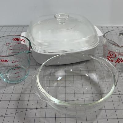 Pyrex, Fire King, Corning Ware