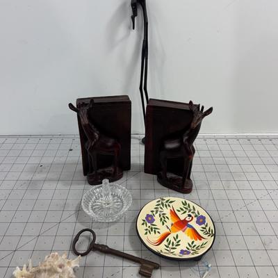 Book Ends, Ceramic Bowl, Ring holder, Shell