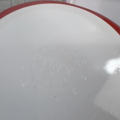 2 1/2 Quart Covered PYREX Serving Bowl RED