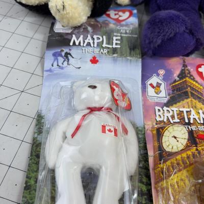 Stuffies: Mickey, Beanie Baby, Mighty Mouse