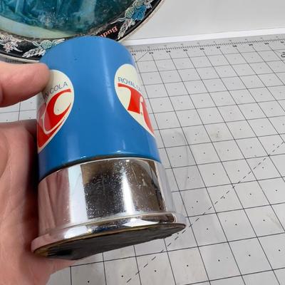 Budweiser Tray, Marlboro Ashtray and RC Cola Cup Holder  VINTAGE 