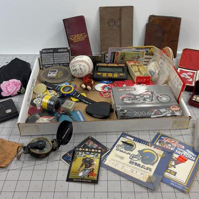 Harmonica, Watch, Game, Wallet, Sports Cards, Playing Cards 