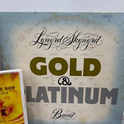 Lot Of MUSIC Vinyl CD's Tapes 