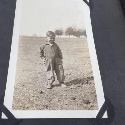 Antique Photograph Album, Includes a little Cowboy too