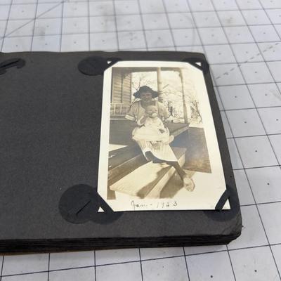 Antique Photograph Album, Includes a little Cowboy too