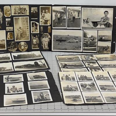 Lot of PHOTO Pages Black & White 
