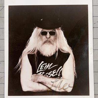Leon Russell Photo Signed 