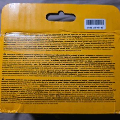 9 AH DEWALT DCB609 FLEXVOLT 20V/60V Max Lithium-Ion Battery Pack Yellow Li-ion