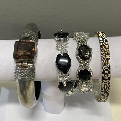 Large stone bracelet & more