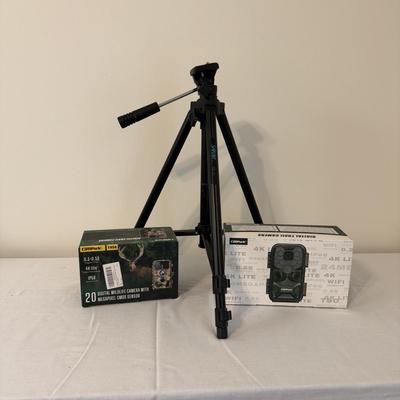 Cam Park Digital Trail Cameras & Sakar Tripod (O-MG)
