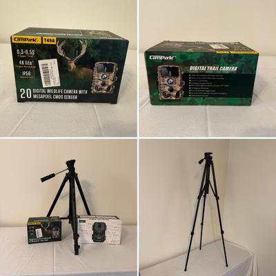 Cam Park Digital Trail Cameras & Sakar Tripod (O-MG)