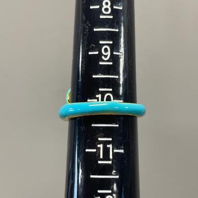 Chameleon enamel ring