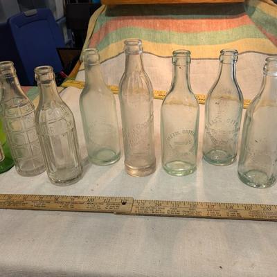 Lot of 8 Vintage Bottles Made in Madison, Wi