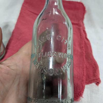 Lot of 8 Vintage Bottles Made in Madison, Wi