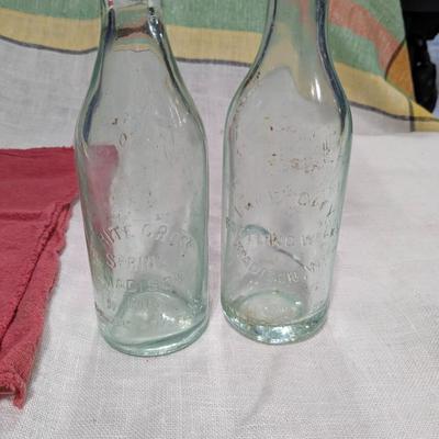 Lot of 8 Vintage Bottles Made in Madison, Wi