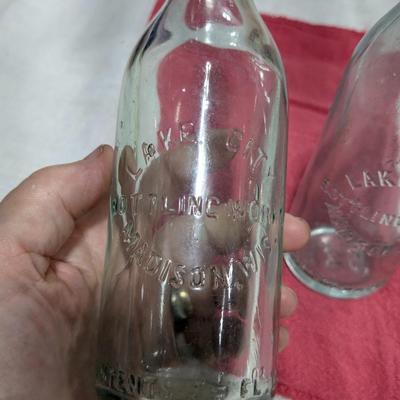 Lot of 8 Vintage Bottles Made in Madison, Wi