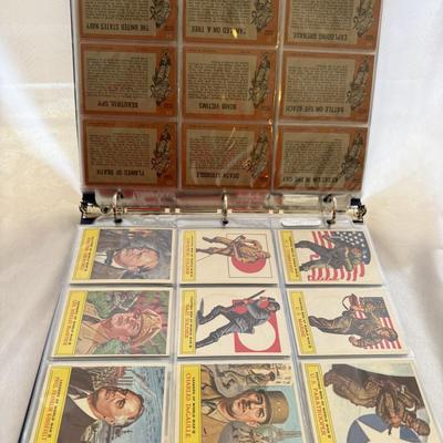 Sale Photo Thumbnail #7: Complete set of 66 cards with extra cards #7, 13, 20, 21, 46, 64, 65 and 66. 
Emblems - 2(2), 3(3), 4, 5(2), 7(3), 9(2), 13, 21. and Sickle 1959 Airplane Cards - A-3, A-34, AA-65
Excellent condition. Single Owner of 60 years.