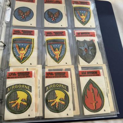 Sale Photo Thumbnail #13: Complete set of 66 cards with extra cards #7, 13, 20, 21, 46, 64, 65 and 66. 
Emblems - 2(2), 3(3), 4, 5(2), 7(3), 9(2), 13, 21. and Sickle 1959 Airplane Cards - A-3, A-34, AA-65
Excellent condition. Single Owner of 60 years.