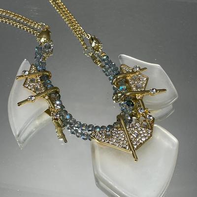 Vintage Park Lane scotch necklace with Austrian crystals