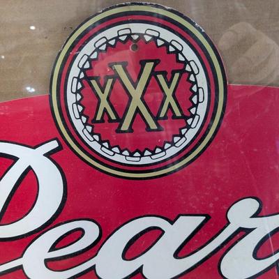 Vintage Pearl Lager Beer Sign
