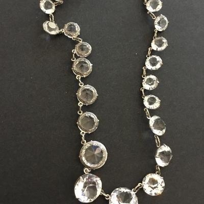 Gorgeous, vintage Australian, crystal collar statement, necklace, gorgeous