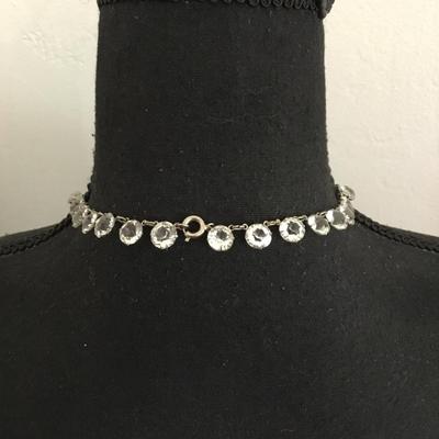 Gorgeous, vintage Australian, crystal collar statement, necklace, gorgeous