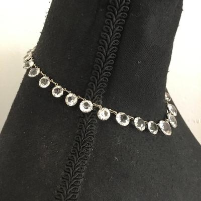 Gorgeous, vintage Australian, crystal collar statement, necklace, gorgeous
