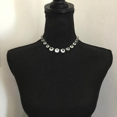 Gorgeous, vintage Australian, crystal collar statement, necklace, gorgeous