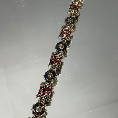 Unique bracelet with 1/20 12k earrings