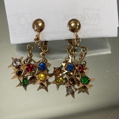 Unique bracelet with 1/20 12k earrings