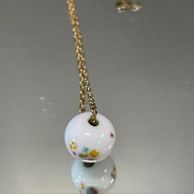 Pearls and Anne Klein necklace with stacking rings