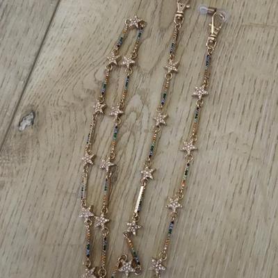 Super cute, crystal rhinestone star eyeglass Lanyard