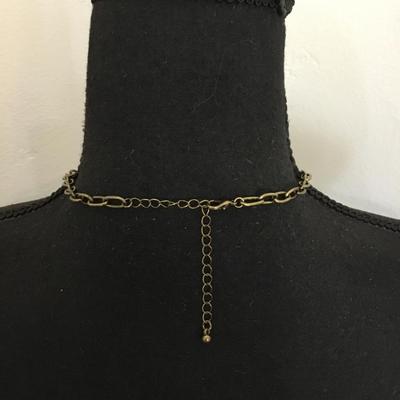 Beautiful bronze toned Statement fashion necklace