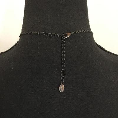 2028 Art Deco style red crystal rhinestone necklace very beautiful