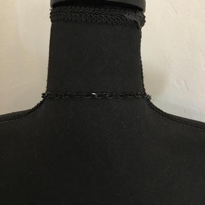 Super cute acrylic, bead, black chain statement, necklace