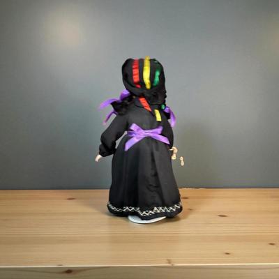 Porcelaine Mapuche Doll from Chile with Traditional Chile Attire