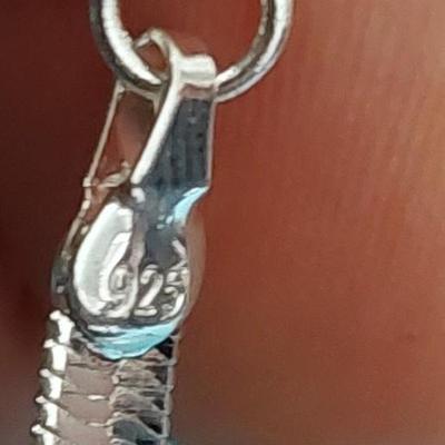 Sterling Silver Herringbone Necklace