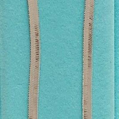 Sterling Silver Herringbone Necklace