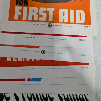 Lot of 6 National Safety Posters #7