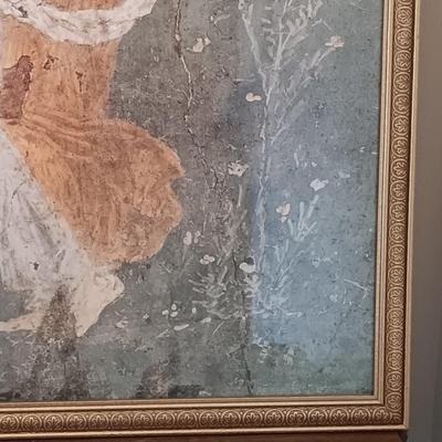 LOT 6: Large Framed Print of the Fresco of the Roman Goddess Flora 2ft x 3.5ft