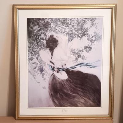 LOT 12: Framed Print of Louis Icart's Grapes
