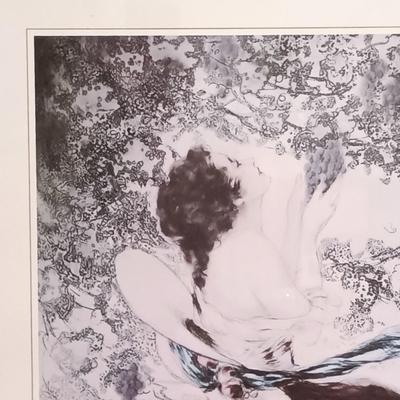 LOT 12: Framed Print of Louis Icart's Grapes