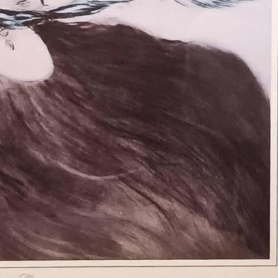 LOT 12: Framed Print of Louis Icart's Grapes