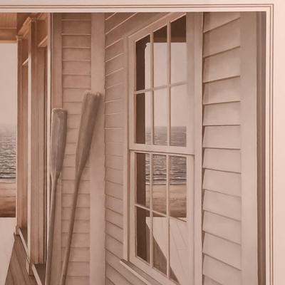 LOT 14: Large Framed Print of Serenity by Daniel Pollera 4ft x 3ft