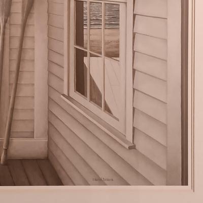 LOT 14: Large Framed Print of Serenity by Daniel Pollera 4ft x 3ft