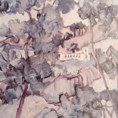 LOT 15: Framed Print of C. Winterle Olson's Coastal Scene