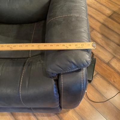 LOT 42: Black Power Lift Recliner (Made for Ashley Furniture Industries, Inc.)