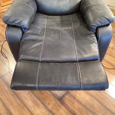 LOT 42: Black Power Lift Recliner (Made for Ashley Furniture Industries, Inc.)